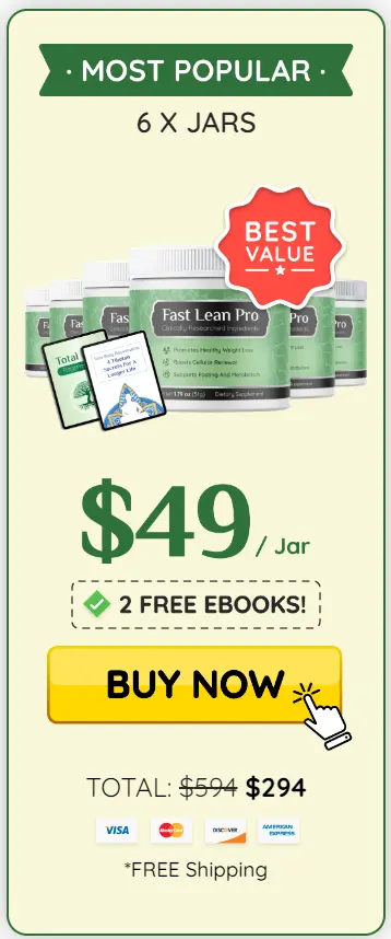 Fast Lean Pro 6 bottle 